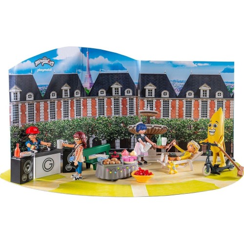 Playmobil Χριστουγεννιάτικο Ημερολόγιο Miraculous - Πάρτι Στο Παρίσι 71344 4008789713445