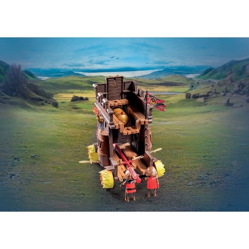 Playmobil Novelmore Battle Wagon With Fire Cannon 71643 4008789716439