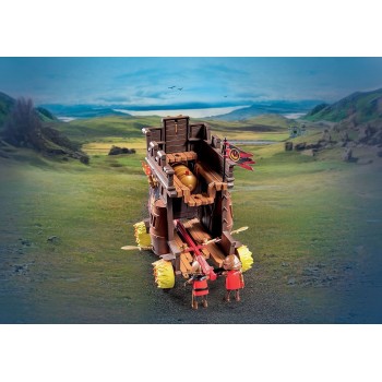Playmobil Novelmore Battle Wagon With Fire Cannon 71643 4008789716439