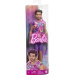 Mattel Barbie Ken Fashionistas Doll Fashionistas Κούκλα 227 With Outfit Inspired By The Totally Hair Look, Brunette With Short B