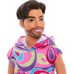 Mattel Barbie Ken Fashionistas Doll Fashionistas Κούκλα 227 With Outfit Inspired By The Totally Hair Look, Brunette With Short B