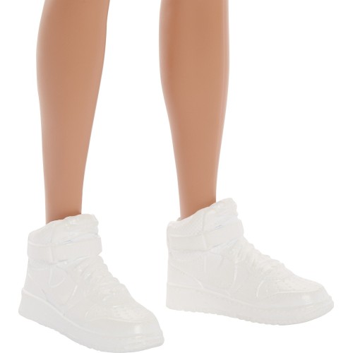 Mattel Barbie Fashionistas Doll 227 With Outfit Inspired By The Totally Hair Look, Brunette With Short Beard & Slender Body Type