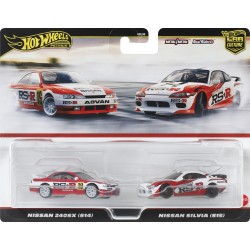 Mattel Hot Wheels Car Culture Nissan 240Sx (S14) & Nissan Silvia (S15) HBL96 / HRR84 194735184620