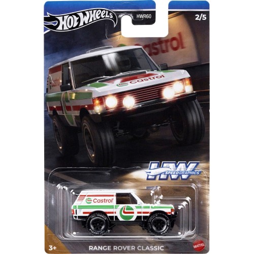 Mattel Hot Wheels Αυτοκινητάκια - Αυτοκινητοβιομηχανίες - Speed Graphics Hw Range Rover Classic Όχημα Παιχνίδι HWR60 / HRT08 194