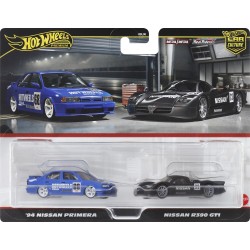 Mattel Hot Wheels Hw Premium - Σετ Των 2 Car Culture Nissan R390 GT1 & 1994 Nissan Primera Όχημα Παιχνίδι HBL96 / HRR74 19473518
