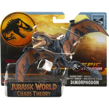 Mattel Νεες Φιγούρες Δεινοσαύρων Jurassic World Danger Pack Dimorpho Jurassic World Παιδική Φιγούρα Παιχνιδιού HLN49 / HTK54 194