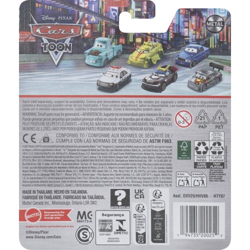 Disney Cars Mattel Cars Αυτοκινητάκια Disney And Pixar Cars Yokoza Όχημα Παιχνίδι DXV29 / HTY07 194735200252