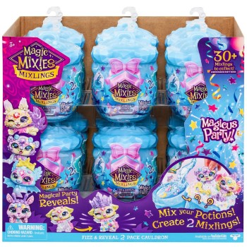 Giochi Preziosi Magic Mixies Magic Pixlings S4 - 2 Φιγούρες Magicus Py Σε Mini Μαγικό Καζάνι 2 Pack-1Τμχ MGX17000 8056379165019