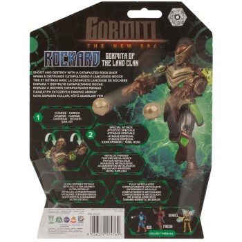 Giochi Preziosi Gormiti Φιγούρα Rockard - Gormita Of The Land Clan Με Λειτουργίες 15Cm GRV22000 / GRV22200 8056379174769