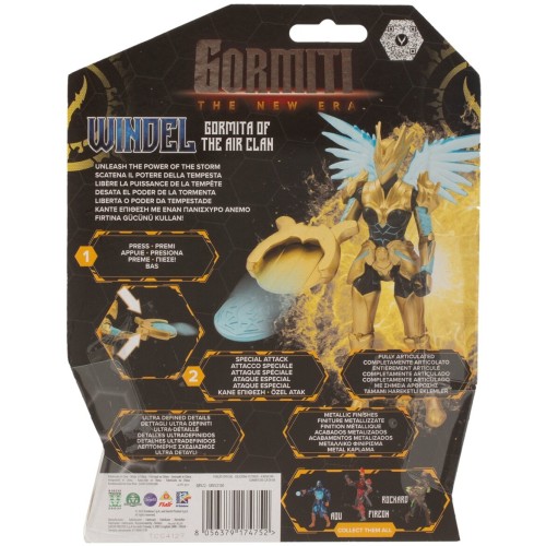 Giochi Preziosi Gormiti The New Era - Φιγούρα Windel - Gormita Of The Air Clan Με Λειτουργίες 15Cm GRV22000 / GRV22000 805637917