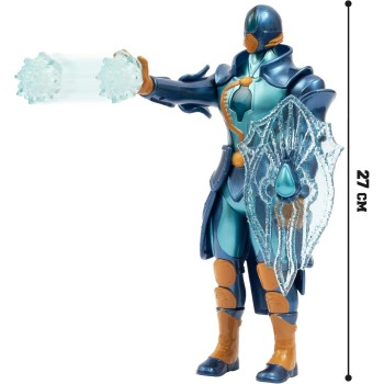 Giochi Preziosi Gormiti The New Era - Φιγούρα Aqu - Gormita Of The Water Clan Με Αξεσουάρ Μάχης Λειτουργίες 27Cm GRV07000 / GRV0