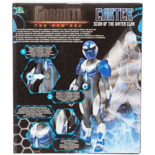 Giochi Preziosi Gormiti The New Era - Fig. Carter- Scion Of The Water Clan 27Cm With Hologram Function GRV05000 / GRV05100 80563