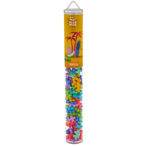 Plus-Plus Τουβλάκια Tropical Mix Τροπικά Χρώματα100 Κομμάτια 4264 5710409106825