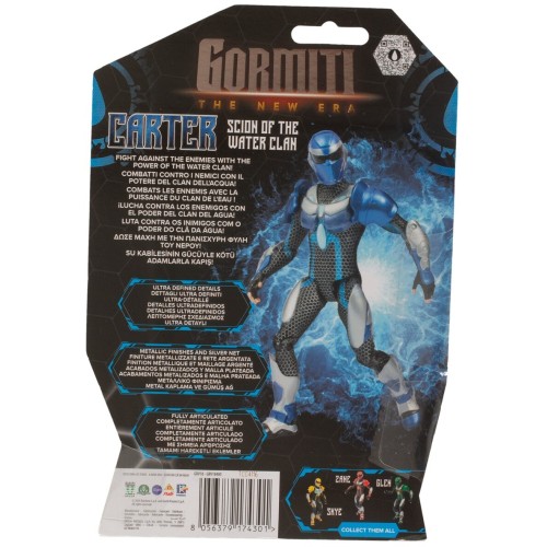 Giochi Preziosi Gormiti The New Era - Φιγούρα CARTER - Scion Of The Land Water 15Cm GRV18000 / GRV18400 8056379174301