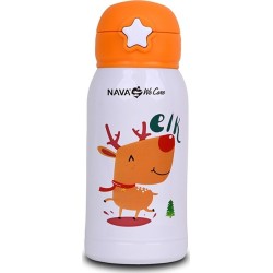 nava Thermos Stainless Steel Bottle We Care White 500Ml 10-001-004 5205746007763