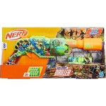 Hasbro Nerf Zombie Driller Dart Blaster, 16 Nerf Elite Darts, Rotating 5 Dart Cylinder, Removable Scope, Outdoor Games, Ages 8+ 
