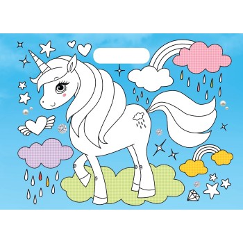 susaeta I Paint With 200 Stickers: I Draw Unicorns 2464 9786182240113