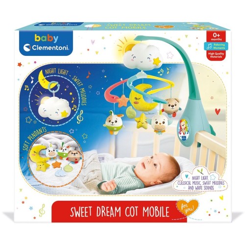 Clementoni Baby  Βρεφικό Μουσική Περιστρεφόμενο Skydreams Για 0+ Μηνών 1000-17710 8005125177103