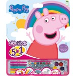 As company Giga Block Peppa pig 5 in 1 Coloring set for Ages 3+ 1023-62751 5203068627515