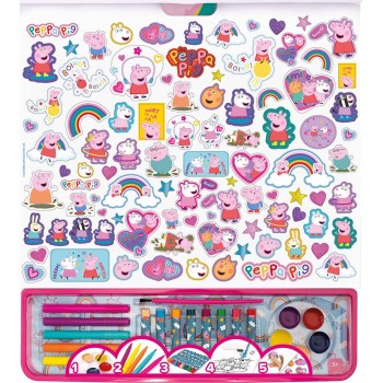 As company Giga Block Peppa pig 5 in 1 Coloring set for Ages 3+ 1023-62751 5203068627515