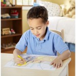 Melissa and Doug Jumbo 50 Colouring Pad – Blue 14226 000772142267