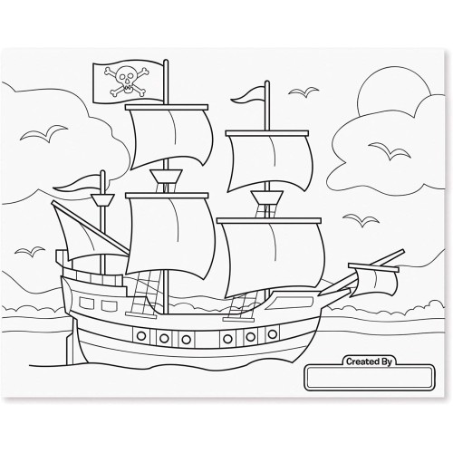Melissa and Doug Jumbo 50 Colouring Pad – Blue 14226 000772142267