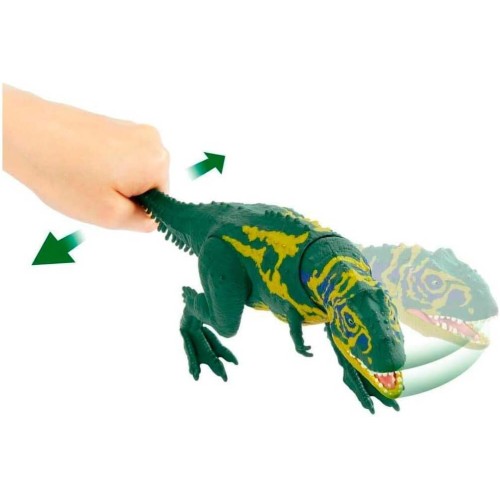 Mattel Jurassic World Wild Roar Majungasau Δεινόσαυρος Με Κινούμενα Μελη/Επιθεση Παιδική Φιγούρα Παιχνιδιού HLP14 / HTK76 194735