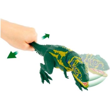 Mattel Jurassic World Wild Roar Majungasau Δεινόσαυρος Με Κινούμενα Μελη/Επιθεση Παιδική Φιγούρα Παιχνιδιού HLP14 / HTK76 194735