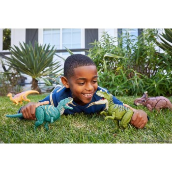 Mattel Jurassic World Wild Roar Majungasau Δεινόσαυρος Με Κινούμενα Μελη/Επιθεση Παιδική Φιγούρα Παιχνιδιού HLP14 / HTK76 194735
