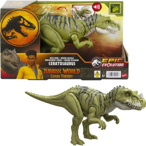 Mattel Jurassic World Wild Roar Ceratosaurus HLP14 / HTK74 194735192427