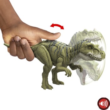 Mattel Jurassic World Wild Roar Ceratosaur Δεινόσαυρος Με Κινούμενα Μελη/Επιθεση Παιδική Φιγούρα Παιχνιδιού HLP14 / HTK74 194735