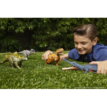 Mattel Jurassic World Wild Roar Ceratosaur Δεινόσαυρος Με Κινούμενα Μελη/Επιθεση Παιδική Φιγούρα Παιχνιδιού HLP14 / HTK74 194735