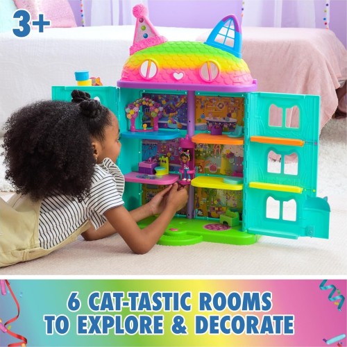 Spin Master Gabbys Dollhouse, 15-Piece Rainbow-Themed, Celebration Dolls House, Toy Fig 102494 681147027183