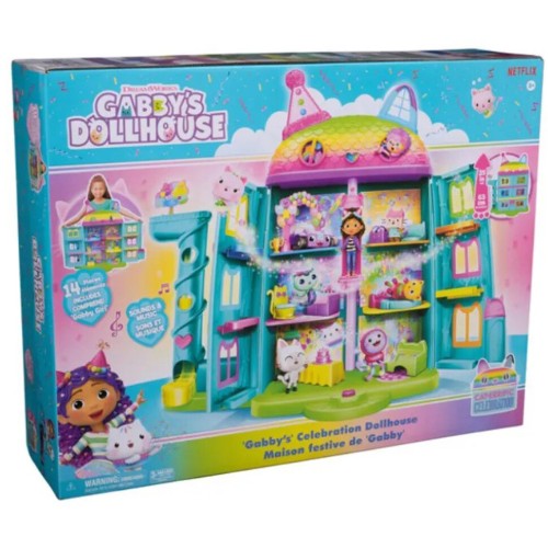 Spin Master Gabbys Dollhouse Gabby's Dollhouse: Cat-Errific Celebration - Gabby's Celebration Dollhouse Playset (6070742) 102494