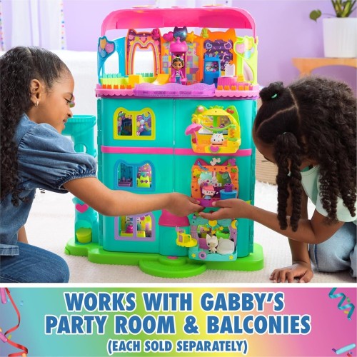 Spin Master Gabbys Dollhouse, 15-Piece Rainbow-Themed, Celebration Dolls House, Toy Fig 102494 681147027183