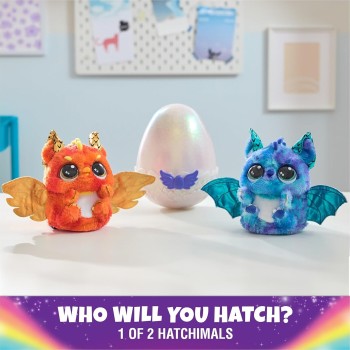 Spin Master Hatchimals Alive, Mystery Hatch Draggle, Surprise  Toy And Egg With Mist, L 102510 778988452615