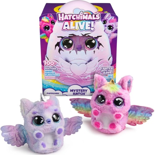 Spin Master Hatchimals: Alive Mystery Hatch - Pufficorn (6069132) Μαγικό Διαδραστικό Αυγό 102509 778988509142