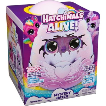 Spin Master Hatchimals Alive, Mystery Hatch Pufficorn, Surprise  Toy And Egg With Mist, 102509 778988509142