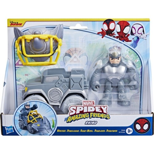 Hasbro Spiderman Marvel Spidey And His Amazing Friends Rhino Wracker F6776 / F9348 5010996221971