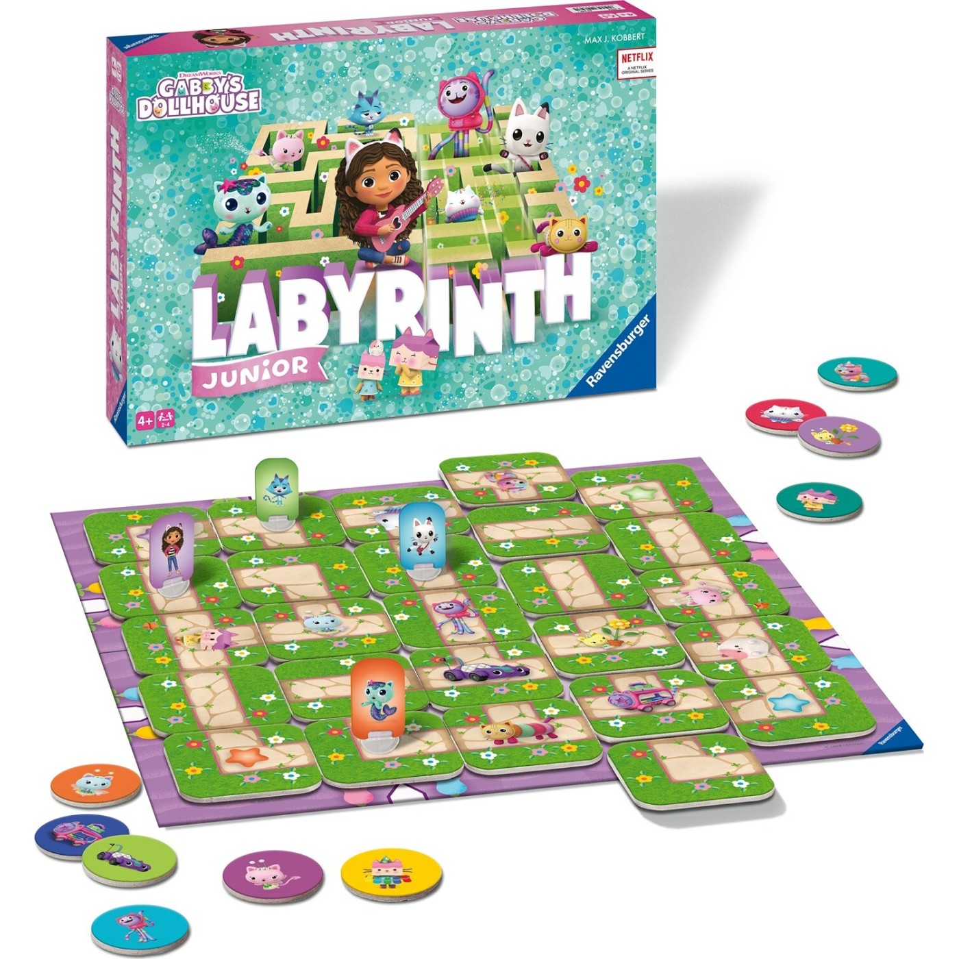 Ravensburger Gabbys Dollhouse Οικογενειακό Επιτραπέζιο Λαβύρινθος Jr ...