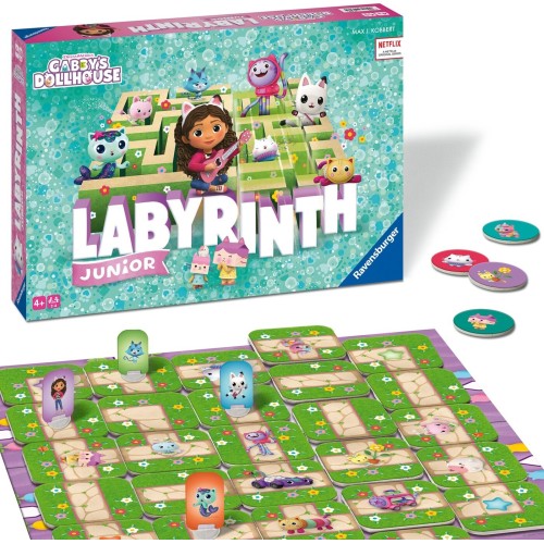 Ravensburger Gabbys Dollhouse Οικογενειακό Επιτραπέζιο Λαβύρινθος Jr. Το Κουκλόσπιτο Της Γκάμπι 22686 4005556226863