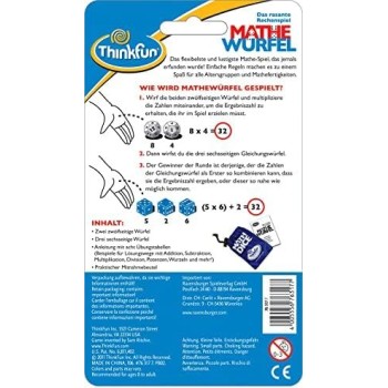 ThinkFun Παιχνίδι Λογικής Math Dice 0076317 4005556763177