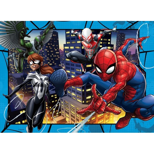 Ravensburger Παζλ 4x100 Τεμ. Spiderman 12001076 4005555010760