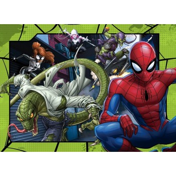 Ravensburger Παζλ 4x100 Τεμ. Spiderman 12001076 4005555010760