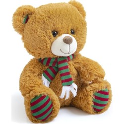 Christakopoulos Teddy Bear With Festive Scarf 2x. 30cm 2228 5212007580613