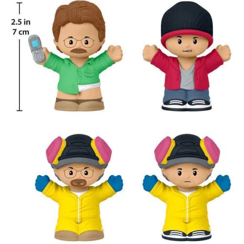 Mattel Fisher-Price Little People Collector: Breaking Bad 4-Pack, Special Edition HVG71 194735203413
