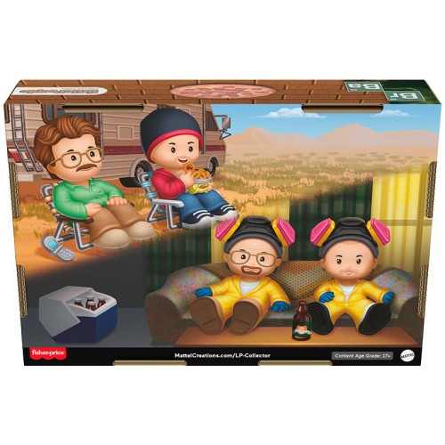 Mattel Fisher-Price Little People Collector: Breaking Bad 4-Pack, Special Edition HVG71 194735203413