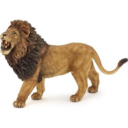 Papo Wild Kingdom Tiere Figurine,  Roaring Lion, Multicolour, 8.5Cm 50157 3465000501570