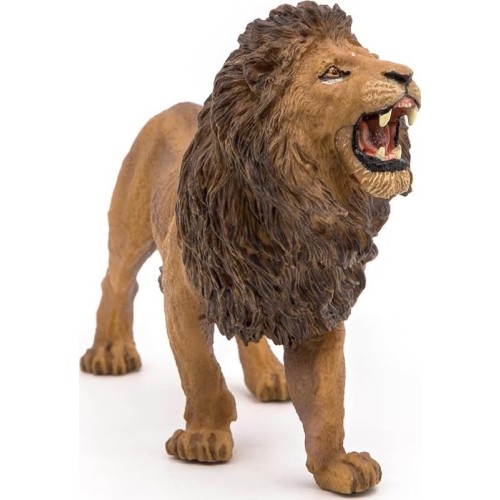 Papo Wild Kingdom Tiere Figurine,  Roaring Lion, Multicolour, 8.5Cm 50157 3465000501570