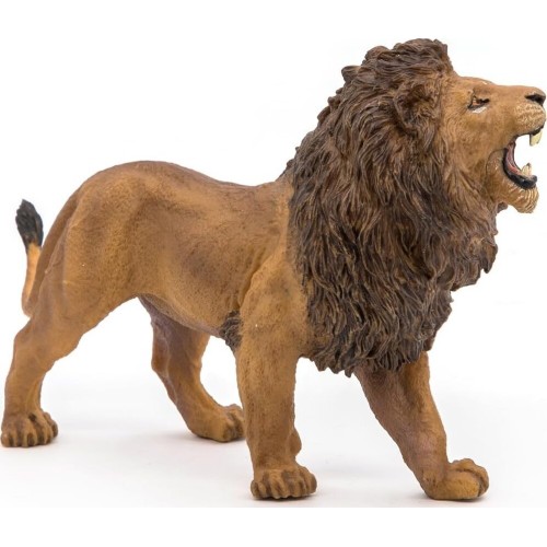 Papo Wild Kingdom Tiere Figurine,  Roaring Lion, Multicolour, 8.5Cm 50157 3465000501570